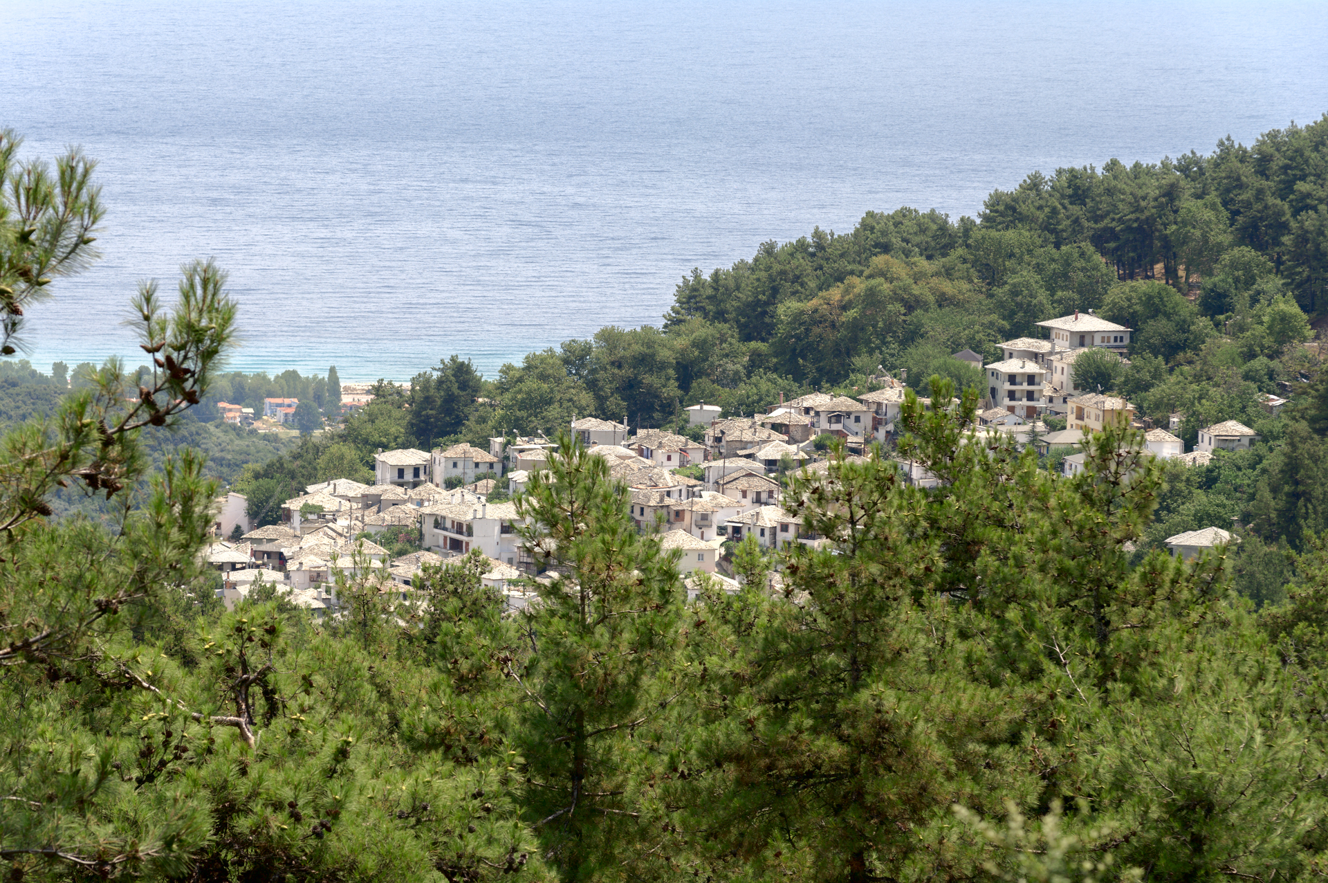 Panoramic photo of Panagia, Thassos